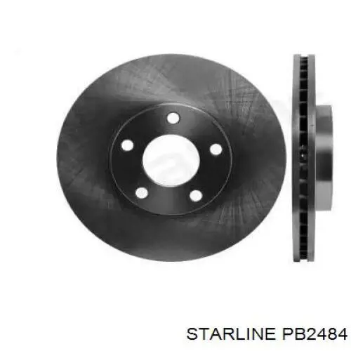 PB2484 Starline диск тормозной передний