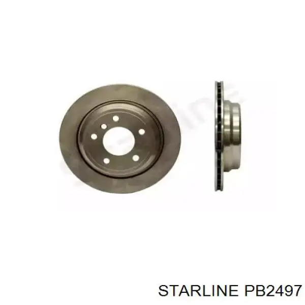 PB2497 Starline Дисковый тормоз