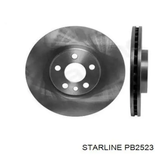 PB2523 Starline Диск тормозной передний