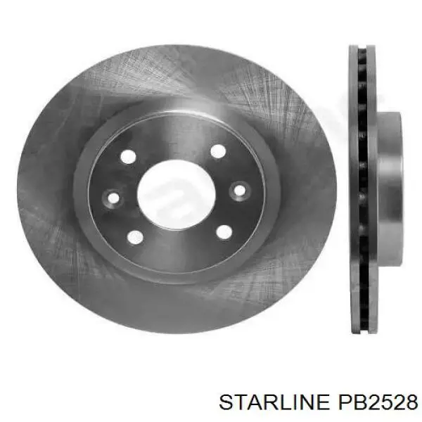 Передние тормозные диски PB2528 Starline