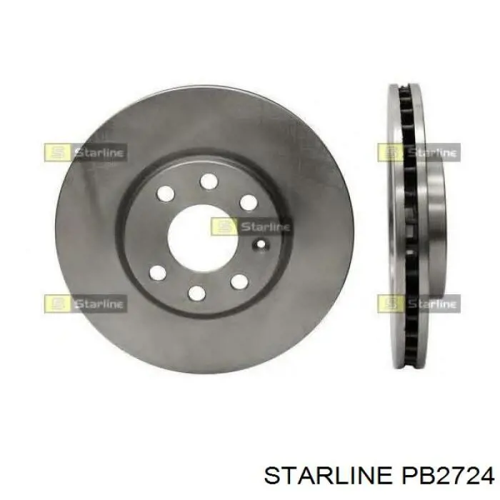 Тормоз дисковый передний Starline PB2724 цена, от 22.98 USD