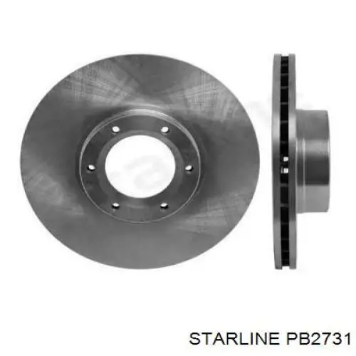 PB2731 Starline диск тормозной передний