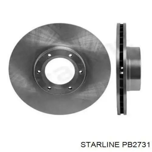 PB2731 Starline Диск тормозной передний