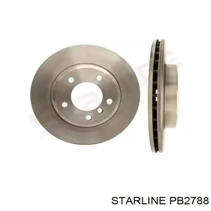 PB2788 Starline Диск тормозной передний