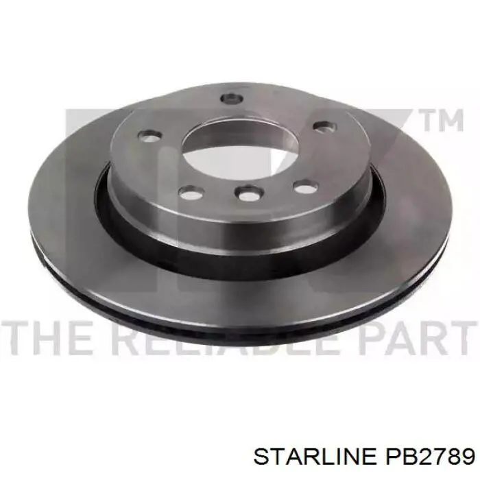 Купить PB2789 Starline Диск тормозной задний
