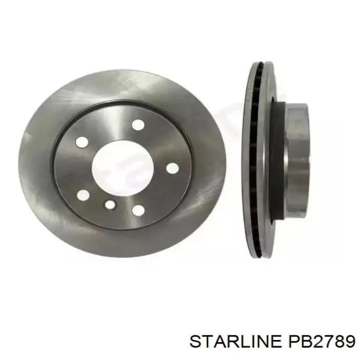 PB2789 Starline диск тормозной задний