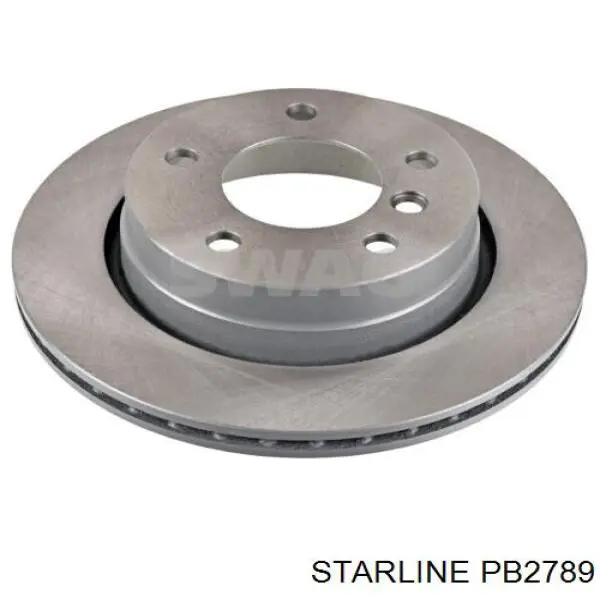 Disco de freno trasero PB2789 Starline