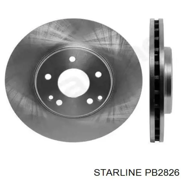 PB2826 Starline диск тормозной передний