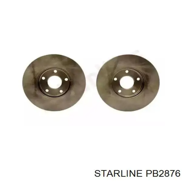 Передние тормозные диски PB2876 Starline