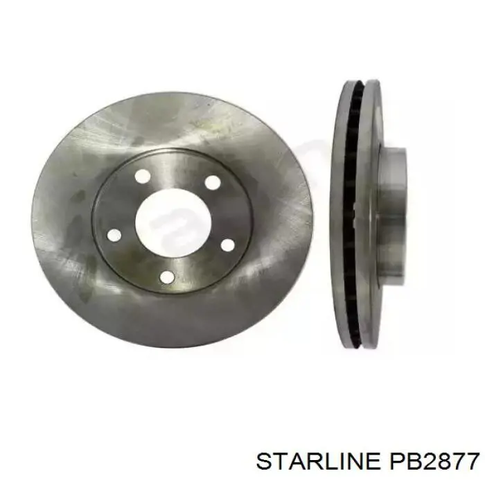 PB2877 Starline диск тормозной передний