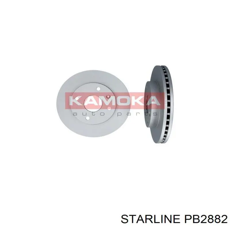Тормоз дисковый передний Starline PB2882 цена, от 21.74 USD