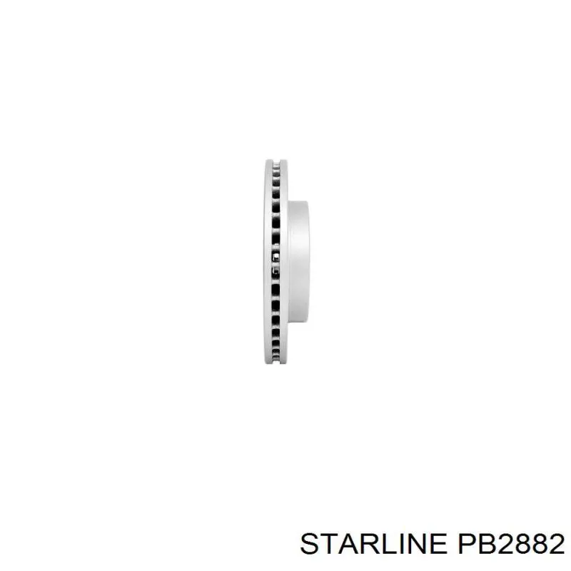 Диск гальмівний передній PB2882 Starline