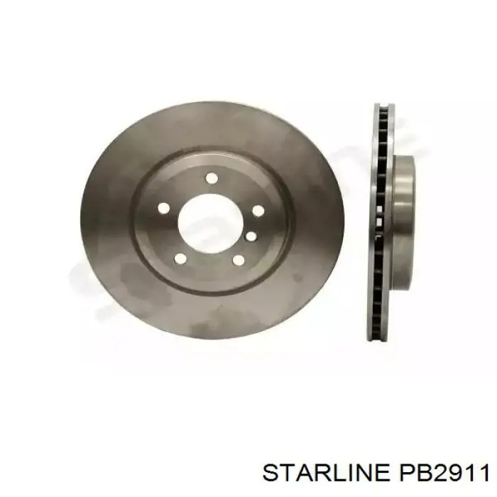PB2911 Starline диск тормозной передний