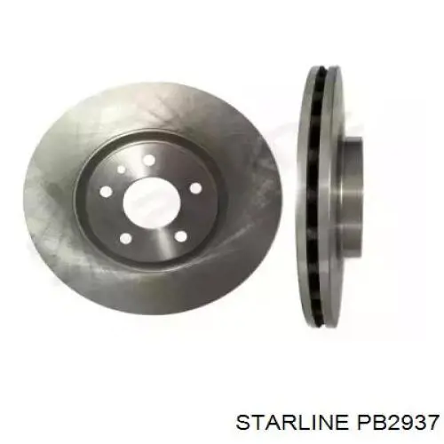 Тормоз дисковый передний Starline PB2937 цена, от 28.83 USD