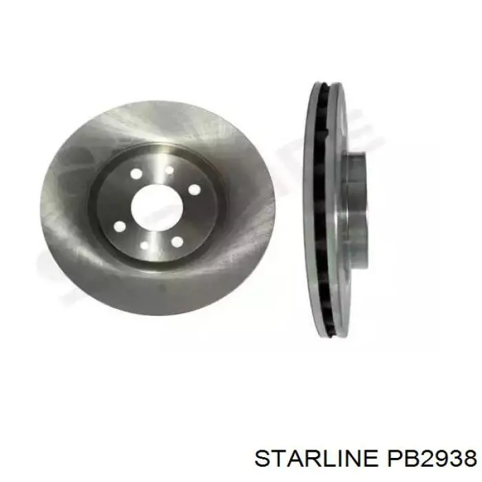 PB2938 Starline Диск тормозной передний
