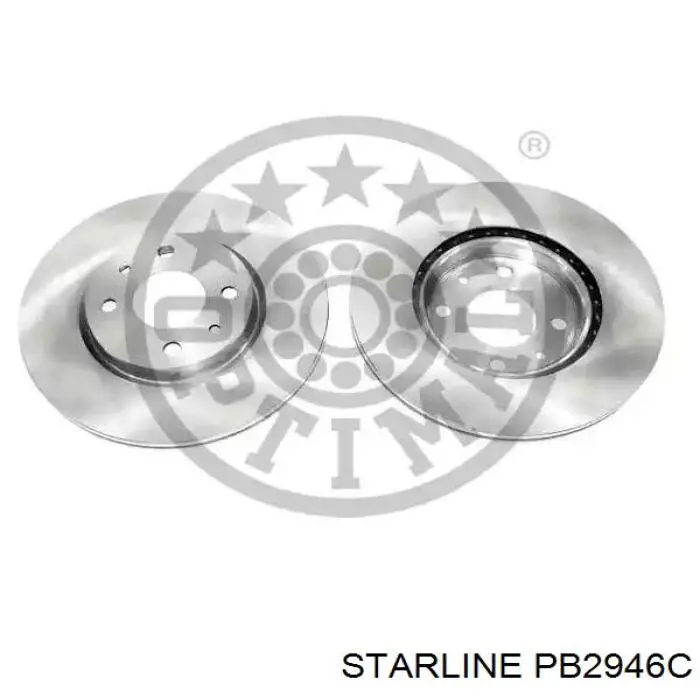 Передний тормозной диск Starline PB2946C