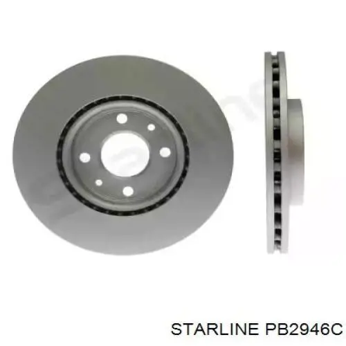 Диск гальмівний передній PB2946C Starline