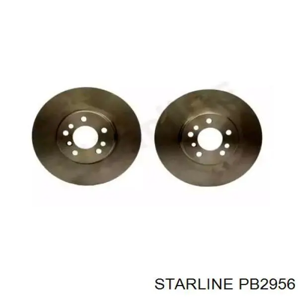 PB2956 Starline диск тормозной передний