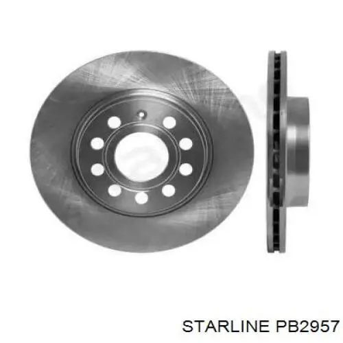 Тормоз дисковый передний Starline PB2957 цена, от 26.25 USD