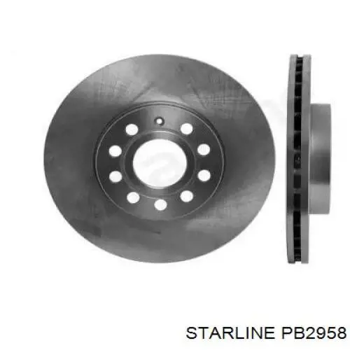 Ремкомплект тормозов передних PB2958 Starline