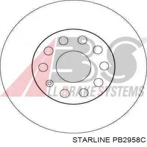 PB2958C Starline Ремкомплект тормозов передних