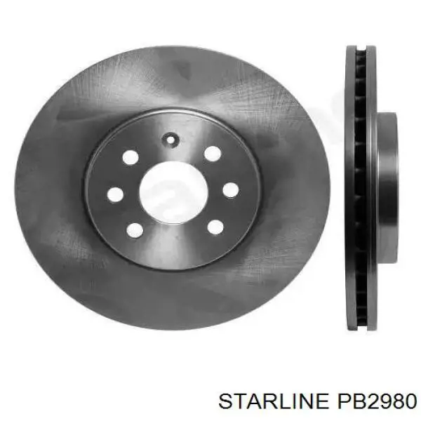 PB2980 Starline диск тормозной передний