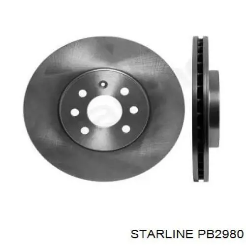 Тормоз дисковый передний Starline PB2980 цена, от 29.43 USD