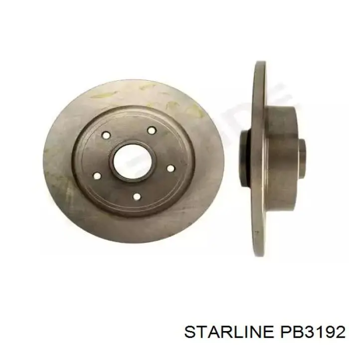 PB3192 Starline Дисковый тормоз