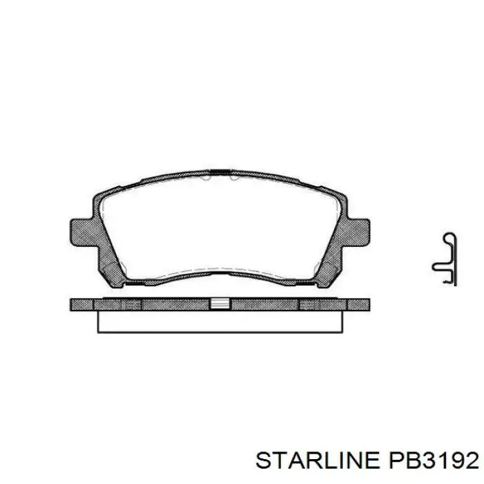 Купить PB3192 Starline Диск тормозной задний