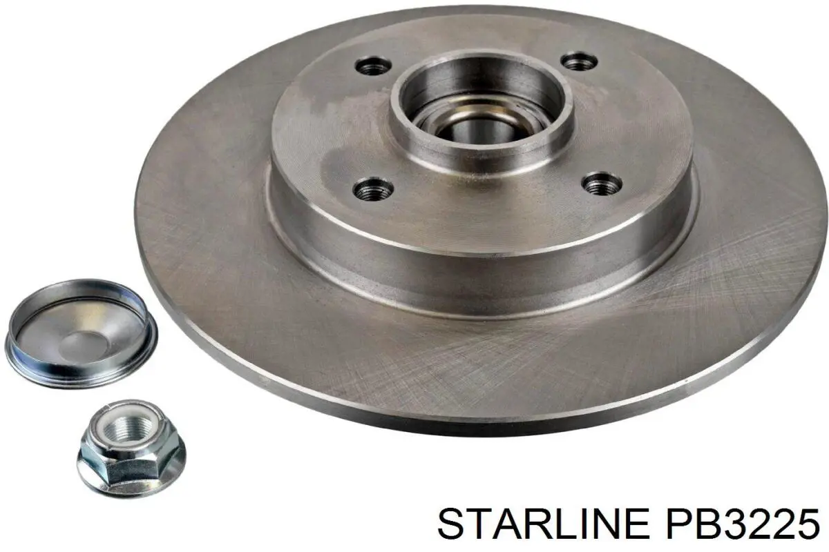 PB3225 Starline диск тормозной задний