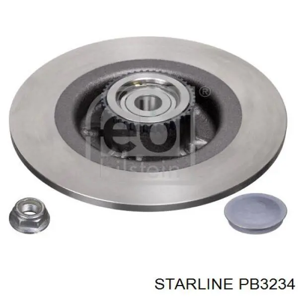 Задний дисковый тормоз Starline PB3234