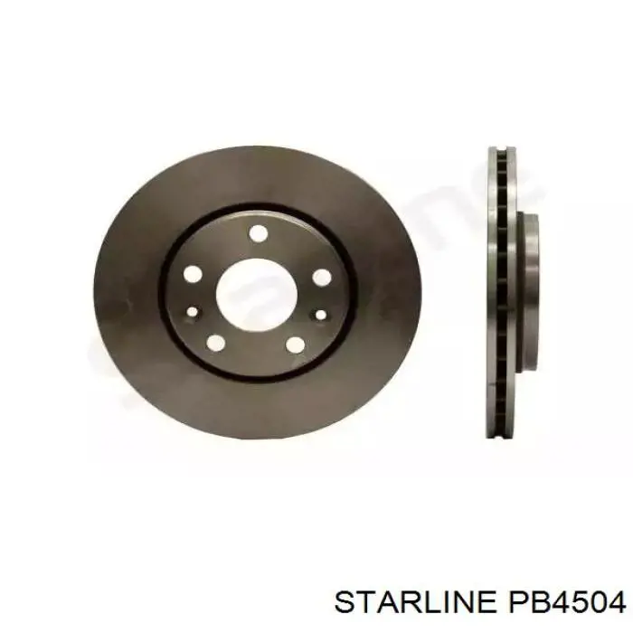 Передние тормозные диски PB4504 Starline