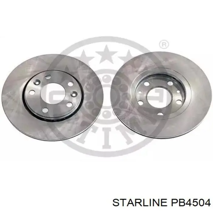 Передние тормозные диски PB4504 Starline