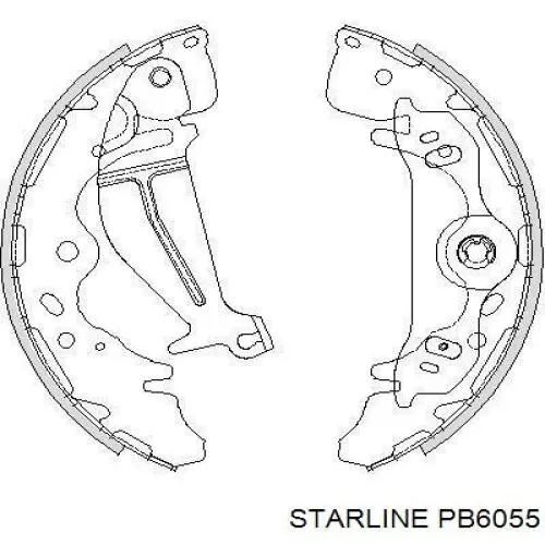 Купить PB6055 Starline Тормозной барабан