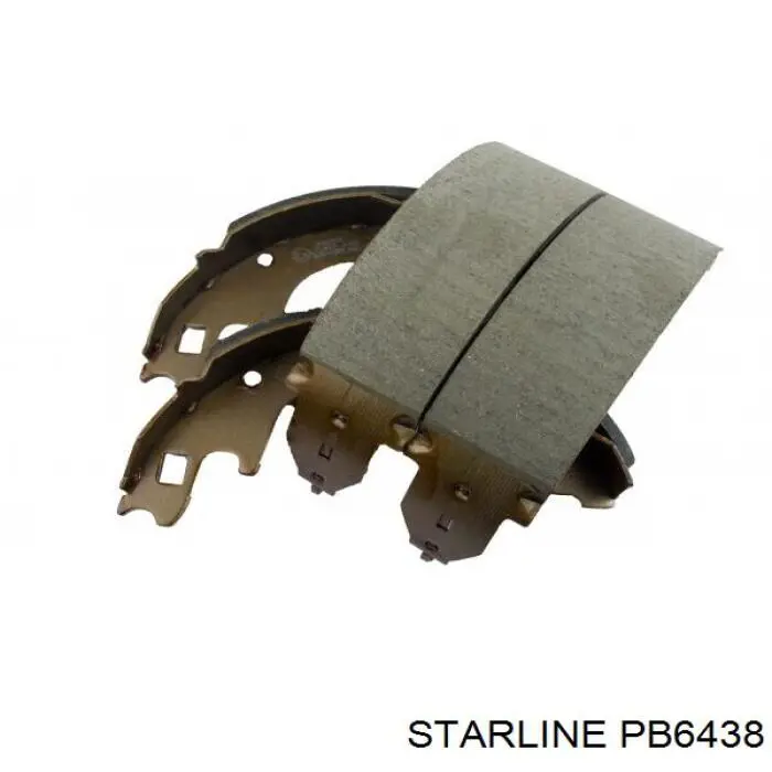 PB6438 Starline барабан тормозной задний