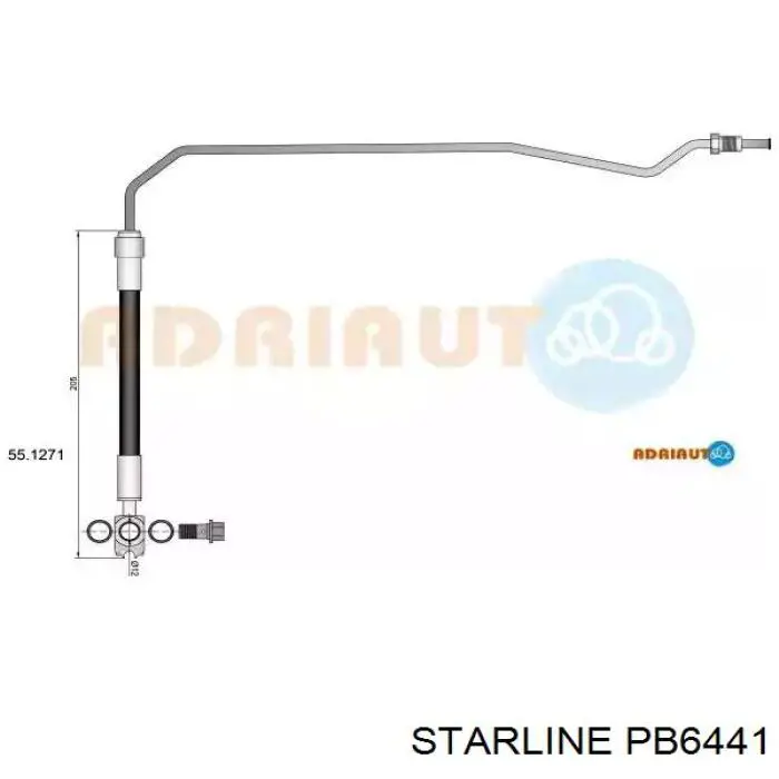 Купить PB6441 Starline Тормозной барабан