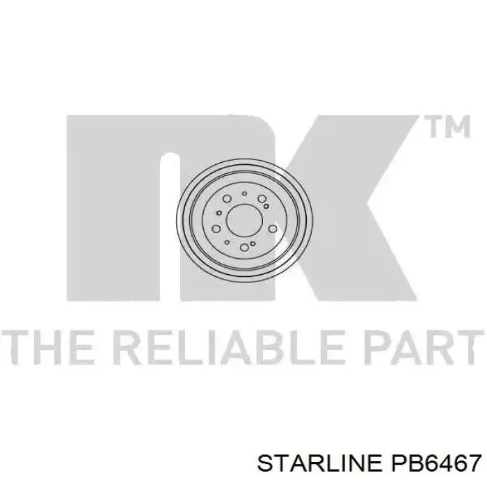 Купить PB6467 Starline Тормозной барабан
