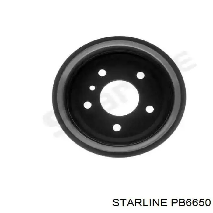 PB 6650 Starline барабан тормозной задний