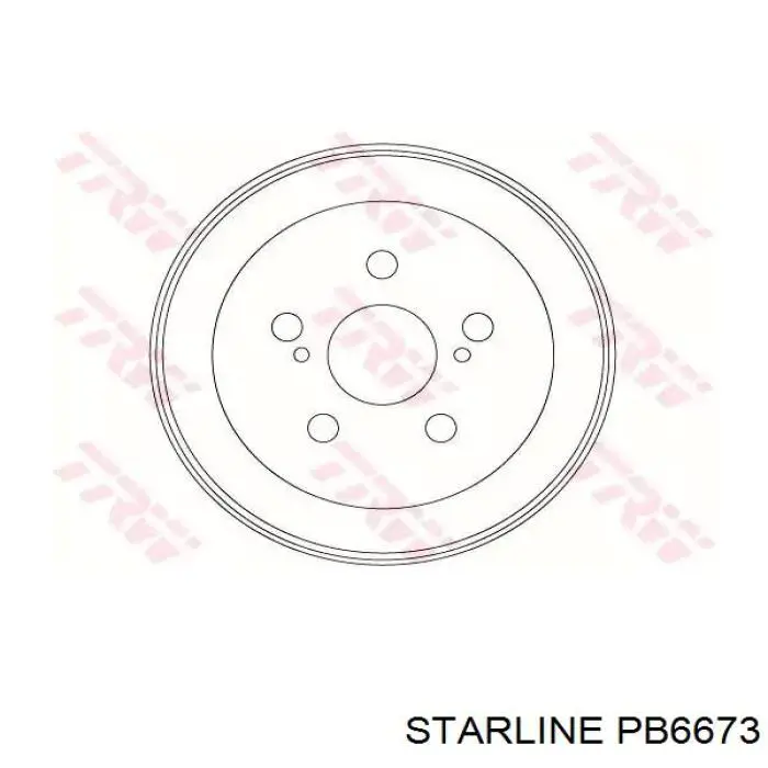 Барабан тормозной задний Starline PB6673 цена, от 26.01 USD