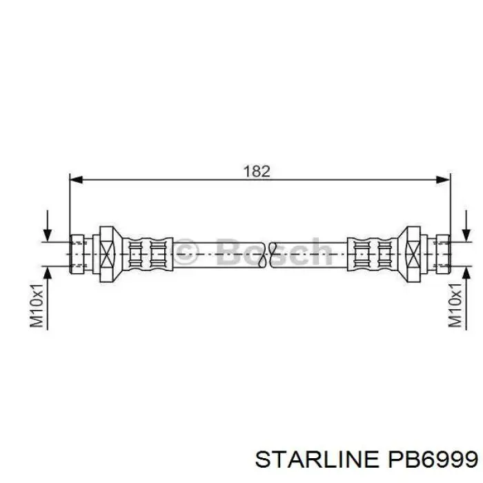 Тормозной барабан PB6999 Starline