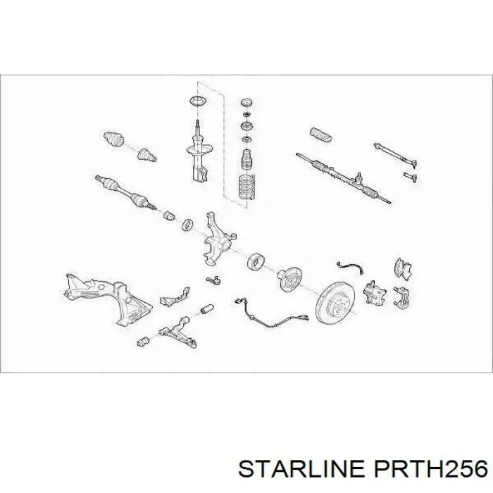 PRTH256 Starline пружина передняя