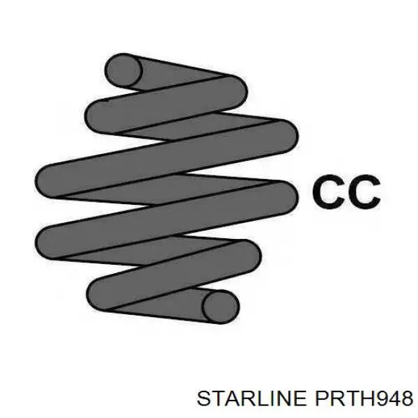 Пружина амортизатора передняя Starline PRTH948 цена, от 23.43 USD