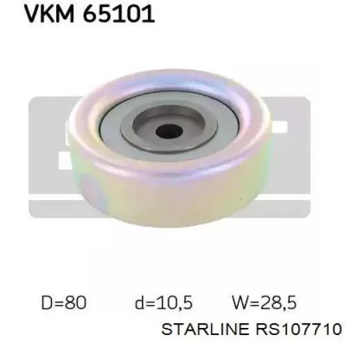 Шкив генератора RS107710 Starline