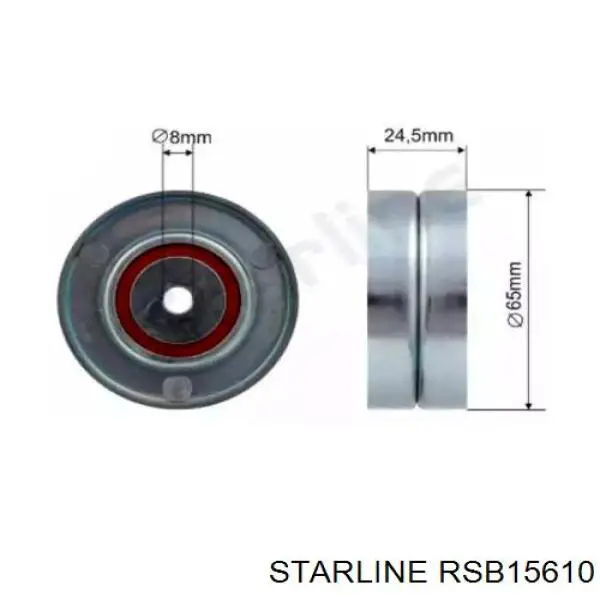 RSB15610 Starline rolo parasita da correia de transmissão