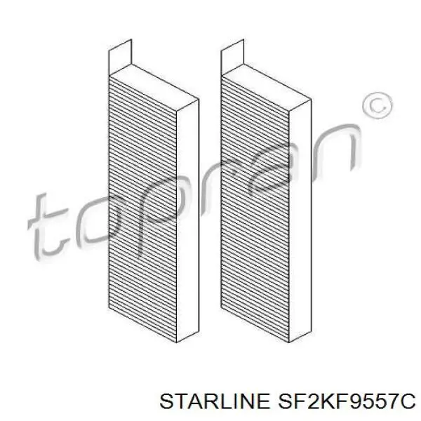 Фильтр салона SF2KF9557C Starline