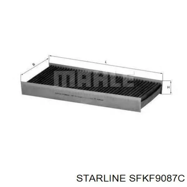 Фильтр воздушный отопителя Starline SFKF9087C цена, от 10.20 USD
