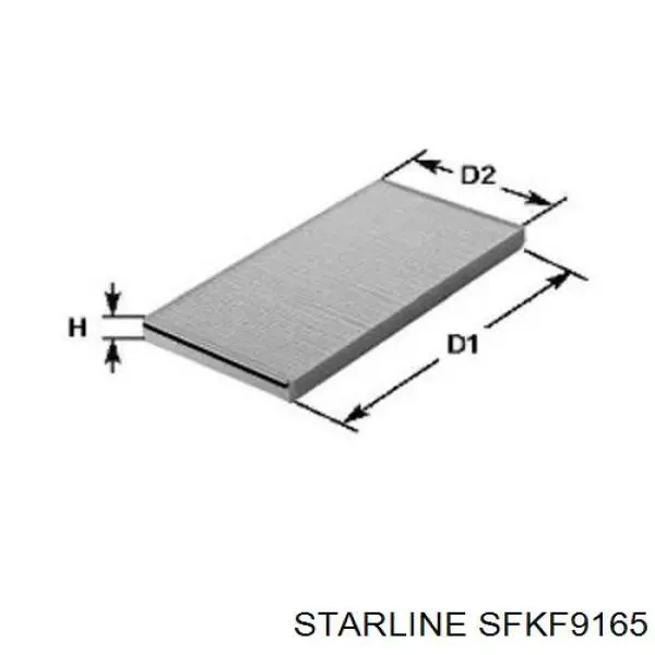 Воздушный фильтр салона Starline SFKF9165