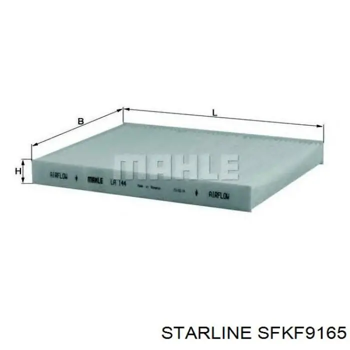 Фильтр воздушный отопителя Starline SFKF9165 цена, от 4.23 USD