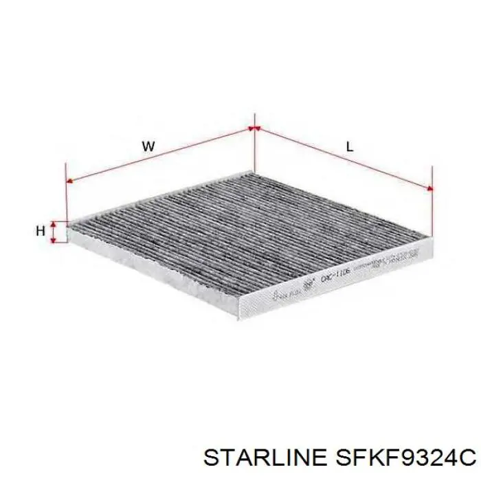 Фильтр салона SFKF9324C Starline