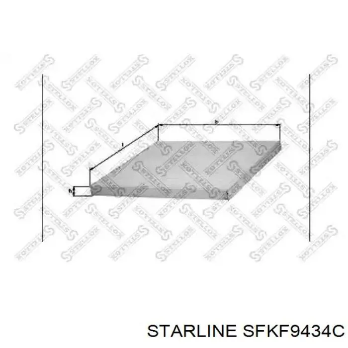 Воздушный фильтр салона Starline SFKF9434C